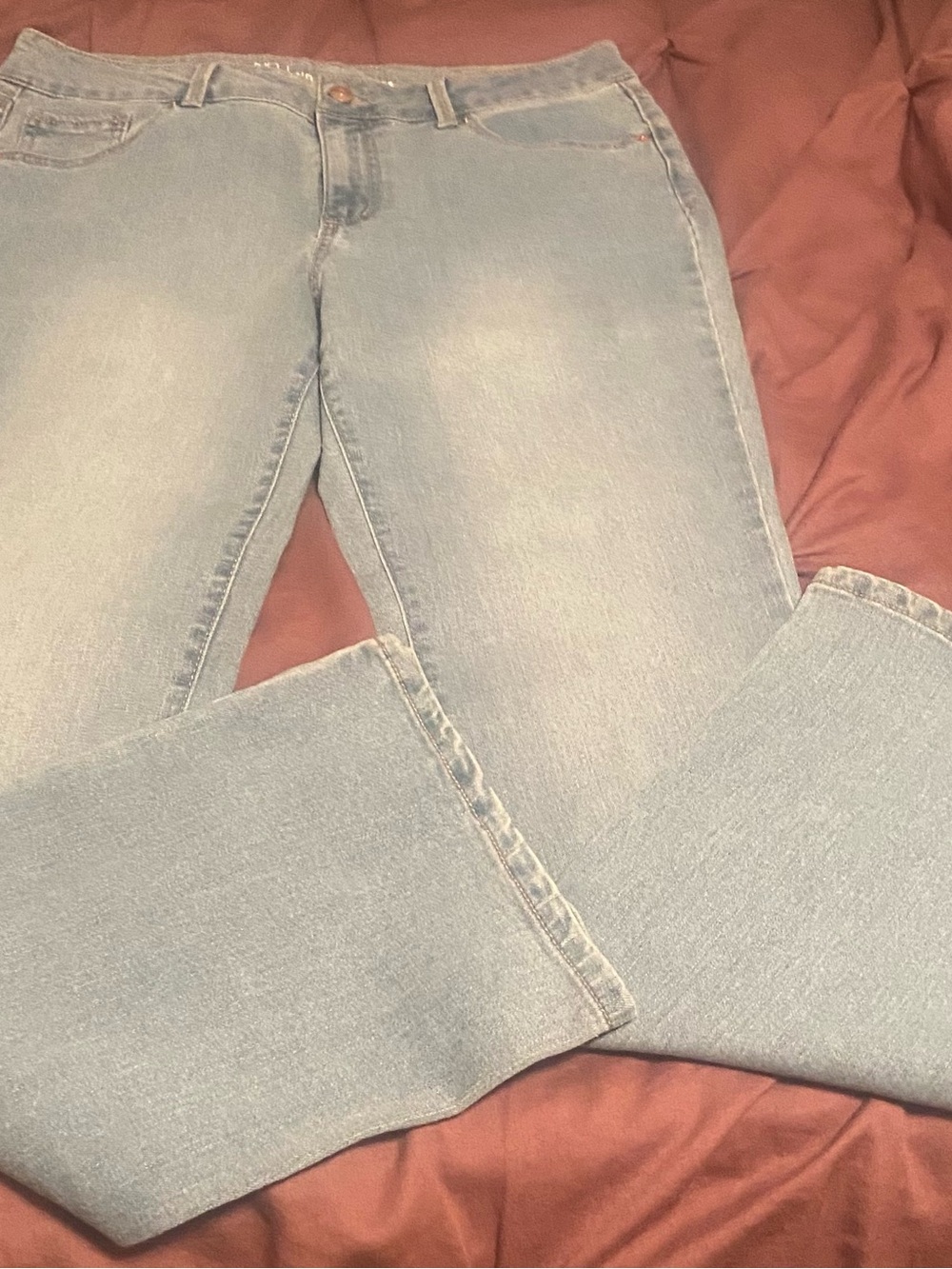 No Boundaries Light Blue Flare Jeans